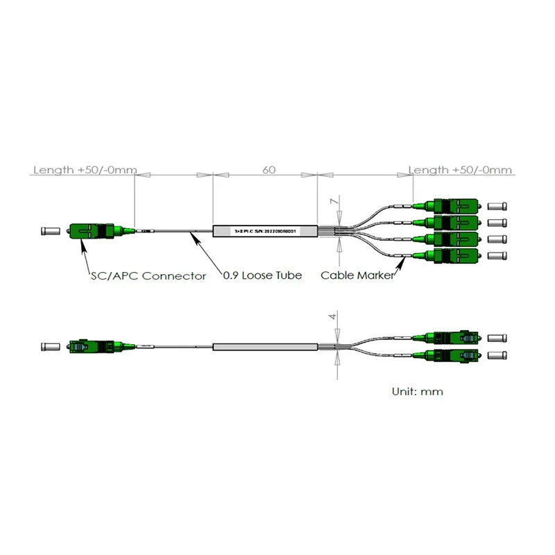 I-1 * 8 plc splitter