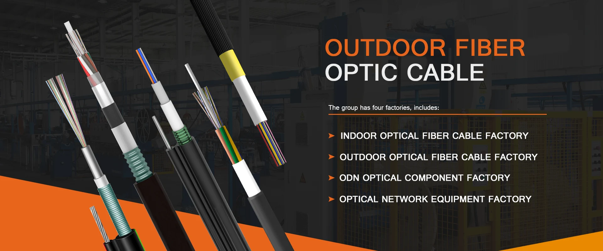 I-China ngaphandle kwe-fiber optic yentambo