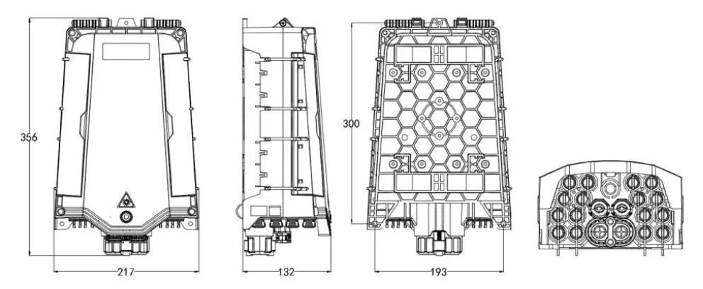 Pre-connectorized Fiber Optic Cable Distribution Box GFS-016-007C